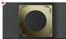 Clock�ץ졼�ȡ�8cm X 8cm